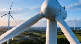 Góndola y palas de un aerogenerador